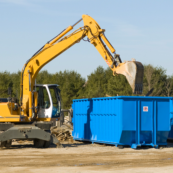 is there a minimum or maximum amount of waste i can put in a residential dumpster in Bantam